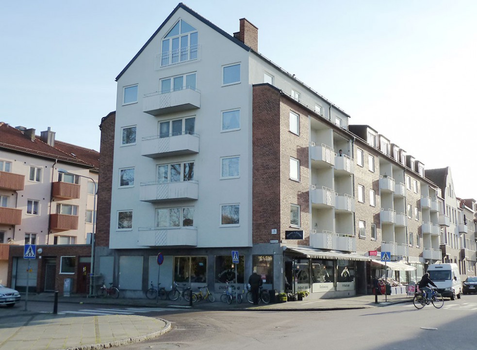Fasad från Järnvägsgatan